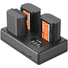 SmallRig 6016 Triple Camera Battery & Charger Kit for Sony NP-FZ100