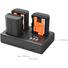 SmallRig 6017 Triple Camera Battery & Charger Kit for Canon LP-E6NH