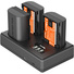 SmallRig 6017 Triple Camera Battery & Charger Kit for Canon LP-E6NH