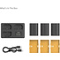 SmallRig 6017 Triple Camera Battery & Charger Kit for Canon LP-E6NH