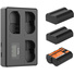 SmallRig 6018 Triple Camera Battery & Charger Kit for Nikon EN-EL15c