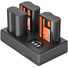 SmallRig 6018 Triple Camera Battery & Charger Kit for Nikon EN-EL15c