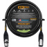 WORLDS BEST CABLES Pro-Quad Balanced XLR Cable with Amphenol XLR Connectors (4.6m)