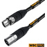 WORLDS BEST CABLES Pro-Quad Balanced XLR Cable with Amphenol XLR Connectors (12.2m)