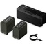 Tilta Foldable Charging Station for L-Series/NP-F Battery Kit (2 Batteries)