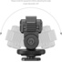 SmallRig 6440 Quick Release Support for DJI Osmo Action 6 / Nano with Cold Shoe Adapter