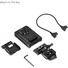 SmallRig 5899 Intelligent Power Management V-Mount Battery Plate Compatible with Arca-Swiss Quick Release Plate
