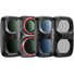 Freewell Every Day Filters for Osmo Pocket 4P (4 Pack, Black)