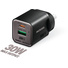 MICRODIA SMARTCube Nano 30W Dual Port GaN Wall Charger (Black)