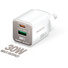 MICRODIA SMARTCube Nano 30W Dual Port GaN Wall Charger (White)