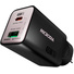 MICRODIA SMARTCube Nano 45W Dual Port GaN Wall Charger (Black)