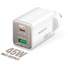 MICRODIA SMARTCube Nano 45W Dual Port GaN Wall Charger (White)