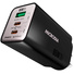 MICRODIA SMARTCube Nano 65W Tri Port GaN Wall Charger (Black)