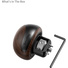 SmallRig 5926 mini Wooden Side Handle with 1/4''-20 Locating Screw