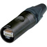 Neutrik etherCON Cat 6a Male Cable Connector (Black, greater than 1.1mm Insulation)