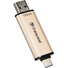 Transcend JetFlash 930C 2-In-1 Flash Drive (128GB)