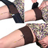 Ursa Thigh Strap with Vertical Pouch with Split End for Wireless Transmitters (Brown)