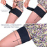 Ursa Thigh Strap with Vertical Pouch with Split End for Wireless Transmitters (Black)