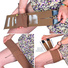 Ursa Thigh Strap with Vertical Pouch with Split End for Wireless Transmitters (Caramel)