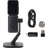 amaran Mic Wireless Dynamic Supercardioid Microphone Desktop Stand Kit (Charcoal)