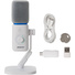 amaran Mic Wireless Dynamic Supercardioid Microphone Desktop Stand Kit (White)