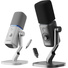 amaran Mic Wireless Dynamic Supercardioid Microphone Desktop Stand Kit (White)