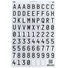 Filmsticks Wet Weather Letters & Numbers Tab Sheet for USA Slate