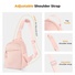K&F Concept Urban Wander Camera Crossbody Shoulder Backpack (Pink, 5L)