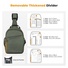 K&F Concept Urban Wander Camera Crossbody Shoulder Backpack (Green, 5L)