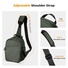 K&F Concept Urban Wander Camera Crossbody Shoulder Backpack (Green, 5L)
