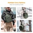 K&F Concept Urban Wander Camera Crossbody Shoulder Backpack (Green, 5L)