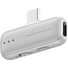 SmallRig 5719 S70-C1 Wireless Microphone with USB-C Adapter for Phones (White)