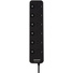 Jackson PT1816 Surge Protected Powerboard - Black (6 Outlet)