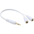 Titan Speaker and Headphone Splitter (White)