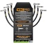 WORLDS BEST CABLES Pro Pedal Guitar Patch Cable (30cm, Right-Angle, 3-Pack)