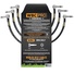 WORLDS BEST CABLES Pro Pedal Guitar Patch Cable (46cm, Right-Angle, 3-Pack)