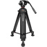 Manfrotto 502X Fluid Video Head & MVTTWINMA Aluminum Tripod with Mid-Level Spreader