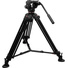 Manfrotto 502X Fluid Video Head & MVTTWINMA Aluminum Tripod with Mid-Level Spreader