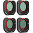Freewell Bright Day ND/PL Filter Kit for Insta360 Luna Pro (4-Pack)