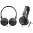 Audio Technica ATH-SJ33 Dynamic Headphones - Black