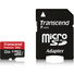 Transcend 32GB microSDHC Memory Card Premium 400x Class 10 UHS-I with microSD Adapter