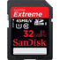SanDisk 32GB Extreme UHS-I SDHC Memory Card (Class 10)