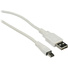 Pearstone USB 2.0 Type A Male to Type B Mini Male Cable (White) - (6')