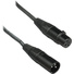 Kopul Performance 2000 Series XLR M to XLR F Microphone Cable - 2' (0.6 m), Black