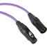 Kopul Premium Performance 3000 Series XLR M to XLR F Microphone Cable - 20' (6.1 m), Violet