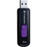 Transcend 32GB JetFlash 500 USB 2.0 Flash Drive (Black, Purple Slider)