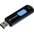 Transcend 8GB JetFlash 500 USB 2.0 Flash Drive (Black, Blue Slider)