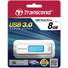 Transcend 8GB JetFlash 770 USB 3.0 Flash Drive (White)