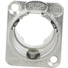 Switchcraft EH Series Empty Female Housing with Push Latch (Nickel)