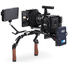 Wooden Camera Shoulder Rig v2 Mid with Short Rosette Arms & Handles (Brown Leather)